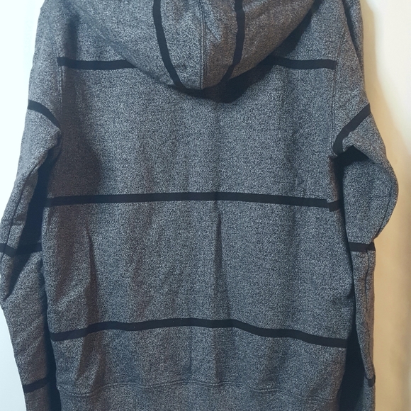 Billabong Hoodie Men's Medium Gray Black Full Zip - Picture 2 of 4